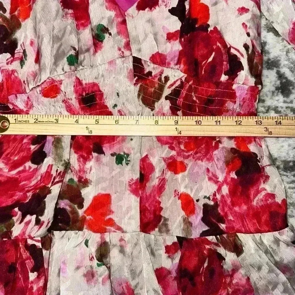 Women's Taylor Floral Dress Size Unspecified/See pics for measurement/Pink White - Picture 10 of 16